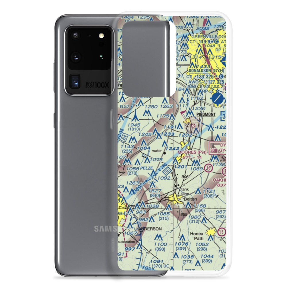 Sky Valley Airpark (SC32) VFR Sectional Samsung Case Samsung Galaxy S20 Ultra model shown