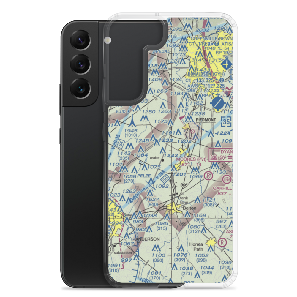 Sky Valley Airpark (SC32) VFR Sectional Samsung Case Samsung Galaxy S22 Plus model shown