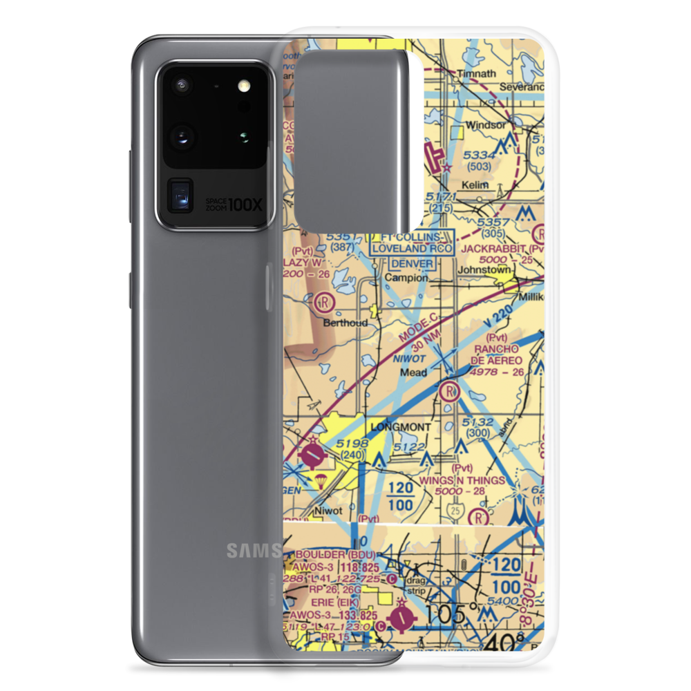Skylane Ranch Airport (17CO) VFR Sectional Samsung Case Samsung Galaxy S20 Ultra model shown