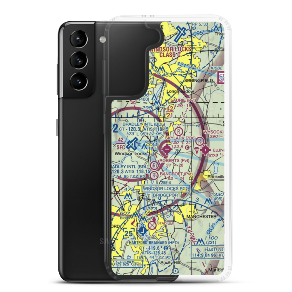 Skylark Airpark (7B6) VFR Sectional Samsung Case Samsung Galaxy S21 Plus model shown