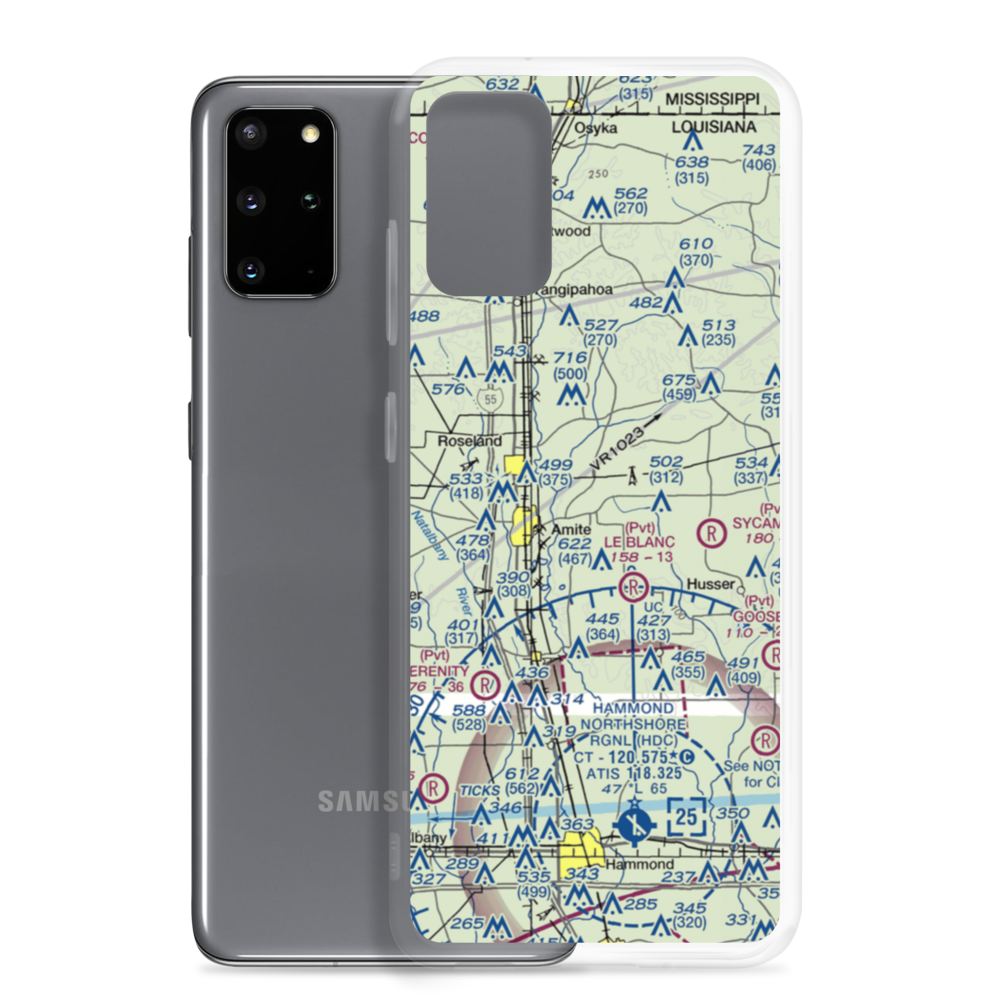 Skyline Airpark (9LA9) VFR Sectional Samsung Case Samsung Galaxy S20 Plus model shown