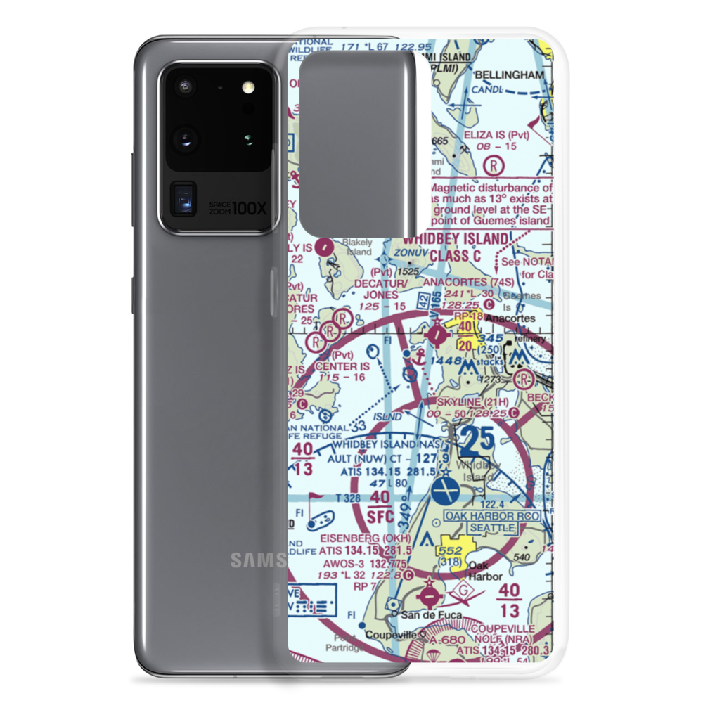 Skyline Seaplane Base (21H) VFR Sectional Samsung Case Samsung Galaxy S20 Ultra model shown