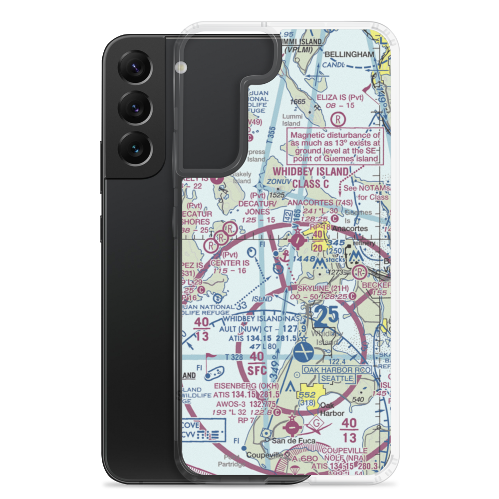 Skyline Seaplane Base (21H) VFR Sectional Samsung Case Samsung Galaxy S22 Plus model shown