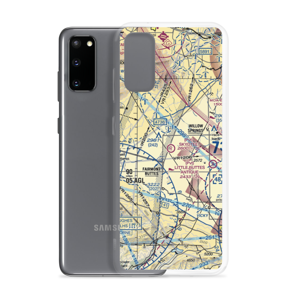Skyotee Ranch Airport (CL74) VFR Sectional Samsung Case Samsung Galaxy S20 model shown