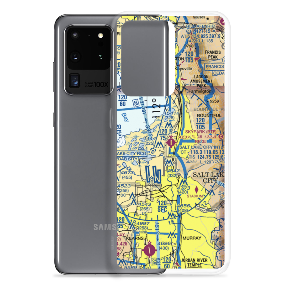 Skypark Airport (BTF) VFR Sectional Samsung Case Samsung Galaxy S20 Ultra model shown