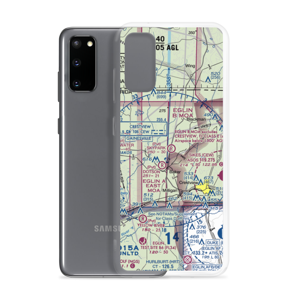 Skypark Estates Owners Assoc Airport (18FD) VFR Sectional Samsung Case Samsung Galaxy S20 model shown