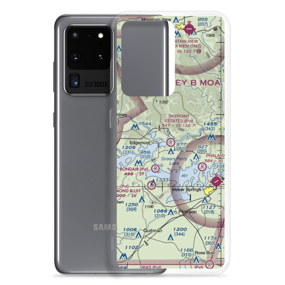 Skypoint Estates Airport (33AR) VFR Sectional Samsung Case Samsung Galaxy S20 Ultra model shown