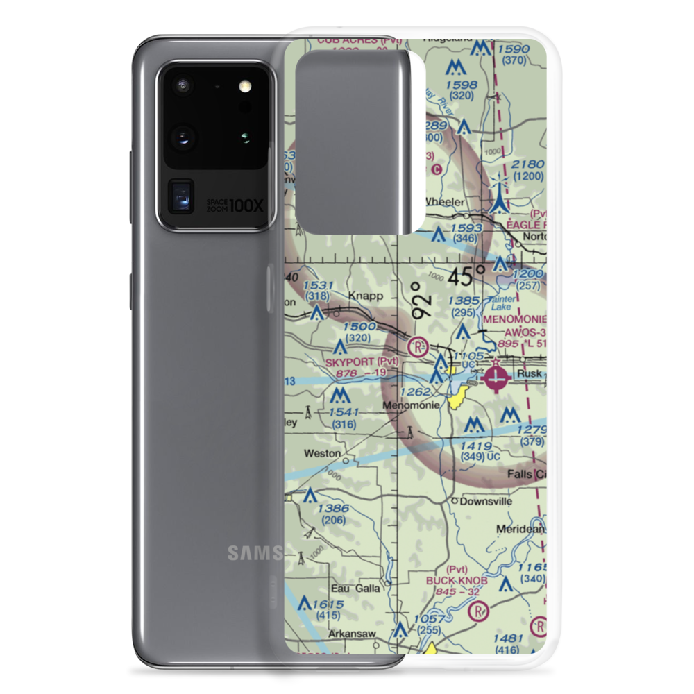 Skyport Airport (WI27) VFR Sectional Samsung Case Samsung Galaxy S20 Ultra model shown