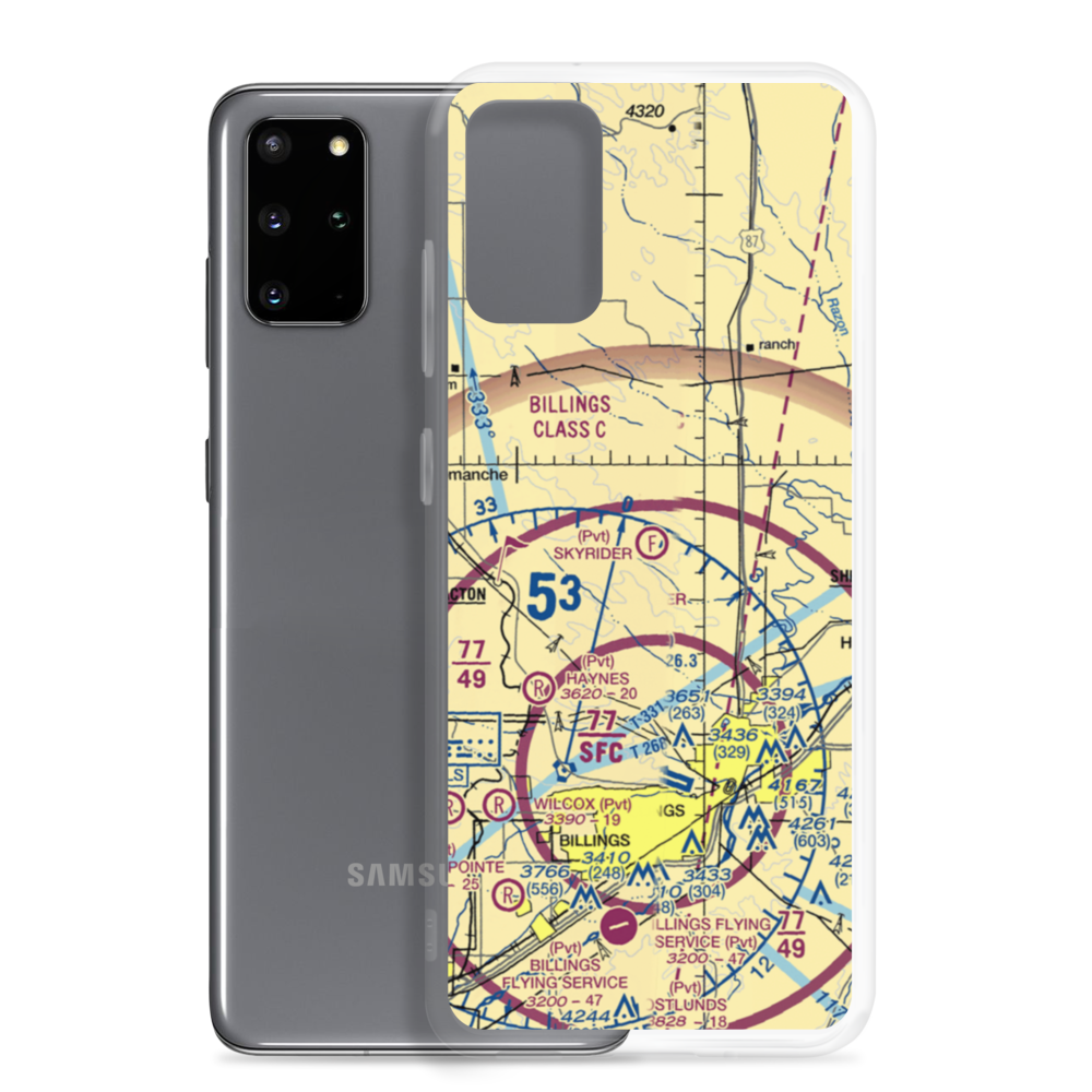 Skyrider Ultralightport (1MT2) VFR Sectional Samsung Case Samsung Galaxy S20 Plus model shown