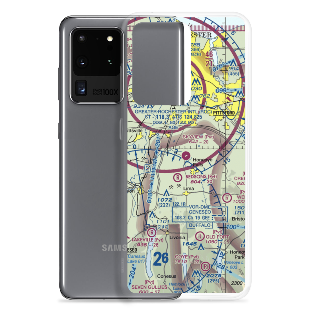 Skyview Airport (84NY) VFR Sectional Samsung Case Samsung Galaxy S20 Ultra model shown