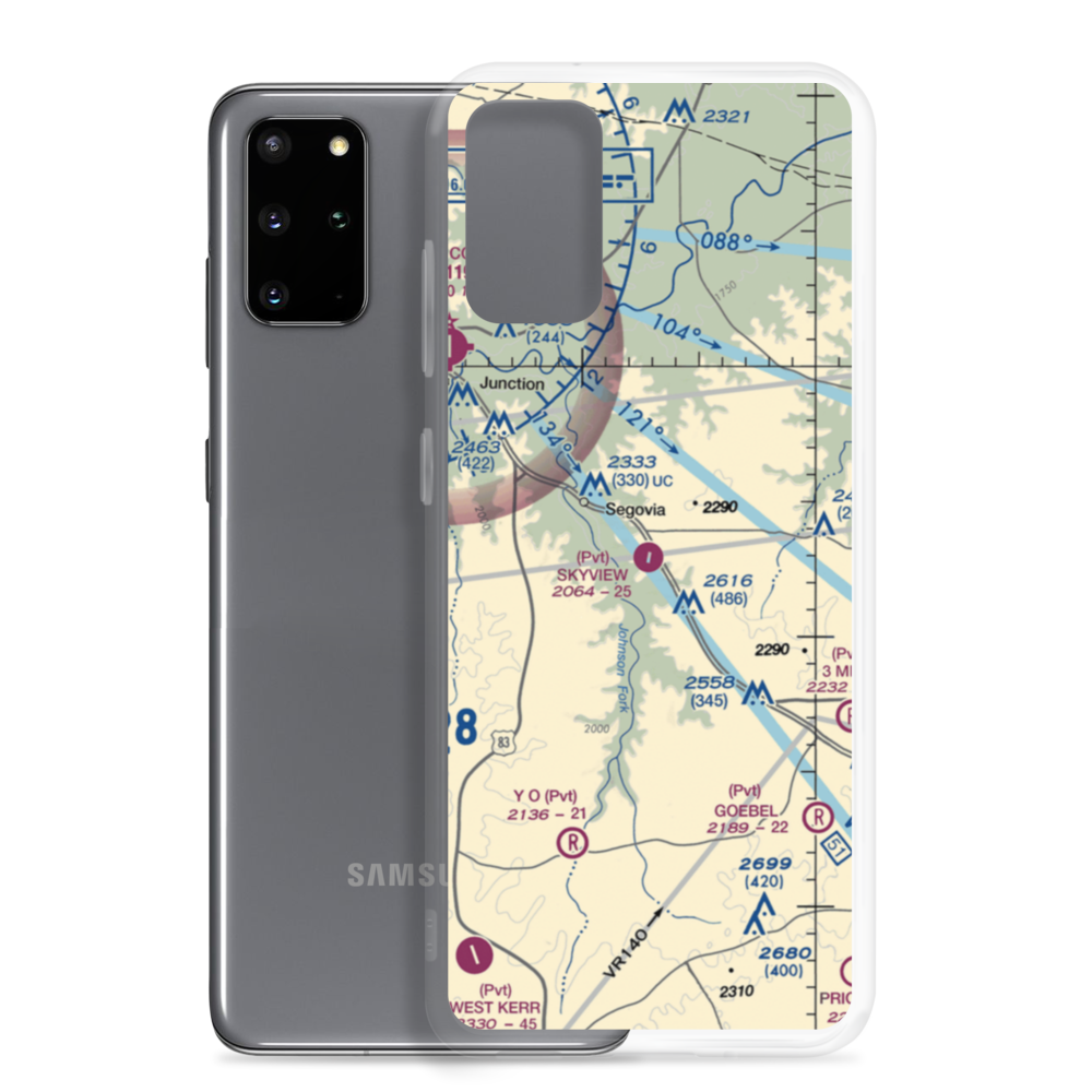 Skyview Ranch Airport (7TA6) VFR Sectional Samsung Case Samsung Galaxy S20 Plus model shown