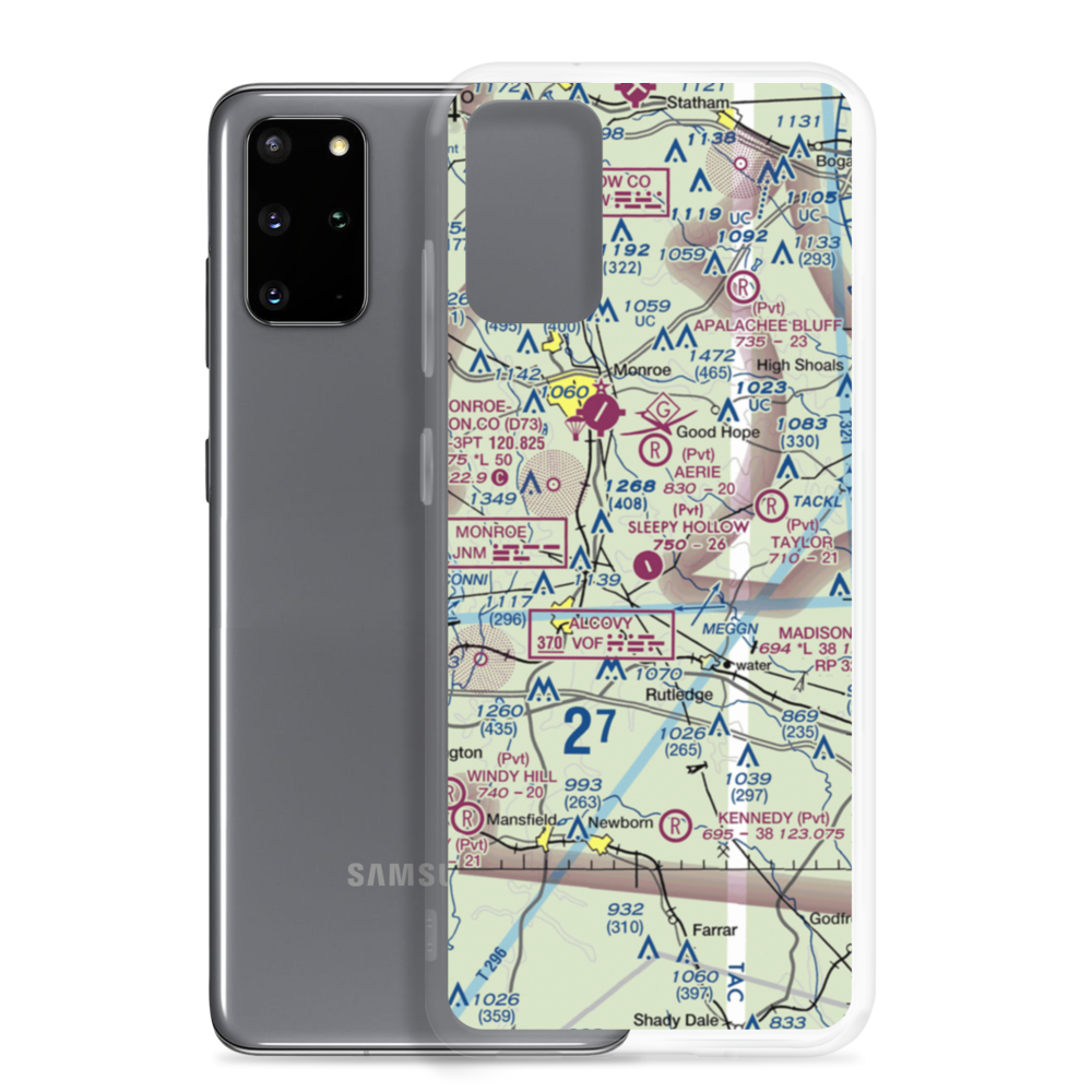 Sleepy Hollow Airport (18GA) VFR Sectional Samsung Case Samsung Galaxy S20 Plus model shown