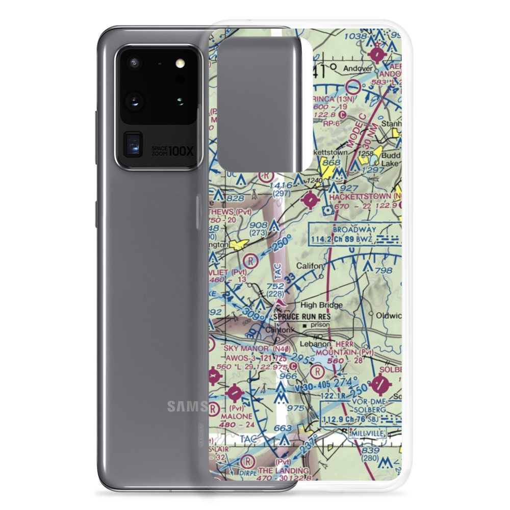 Sliker Strip (NJ16) VFR Sectional Samsung Case Samsung Galaxy S20 Ultra model shown