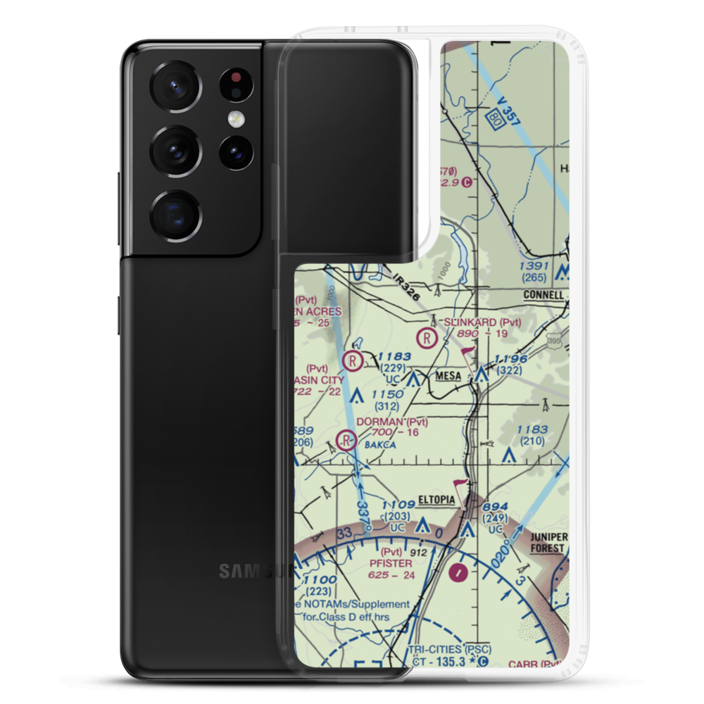 Slinkard Airfield (WN31) VFR Sectional Samsung Case Samsung Galaxy S21 Ultra model shown