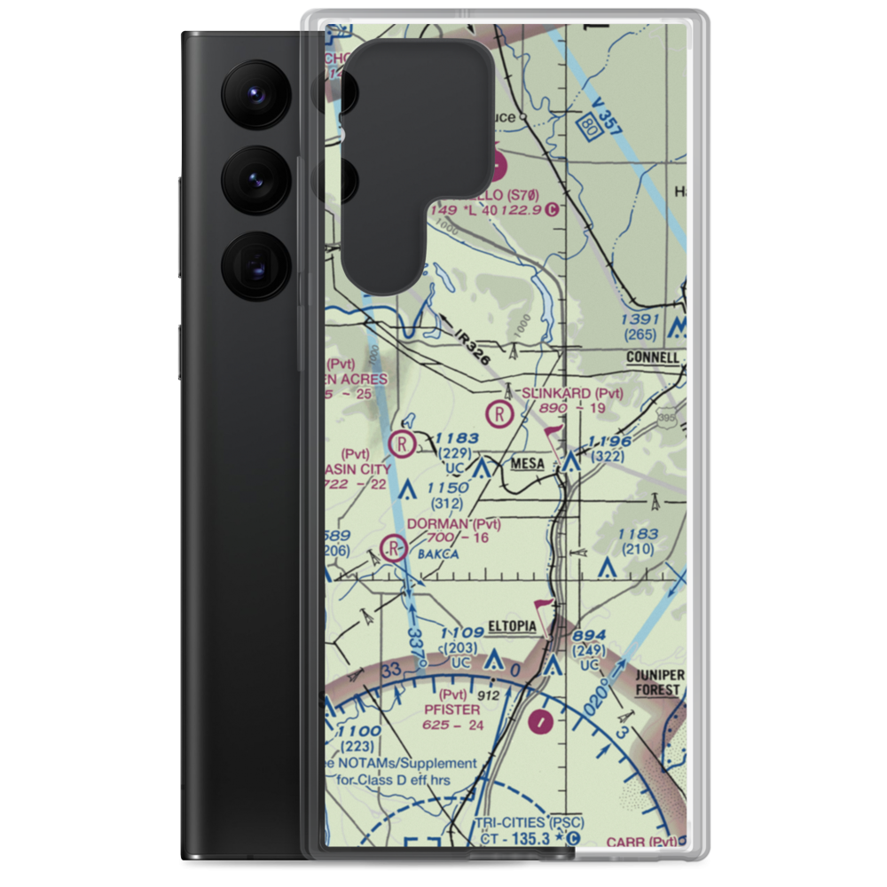 Slinkard Airfield (WN31) VFR Sectional Samsung Case Samsung Galaxy S22 Ultra model shown