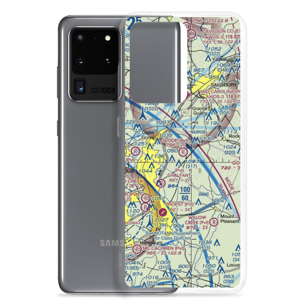 Sloop Airport (41NC) VFR Sectional Samsung Case Samsung Galaxy S20 Ultra model shown