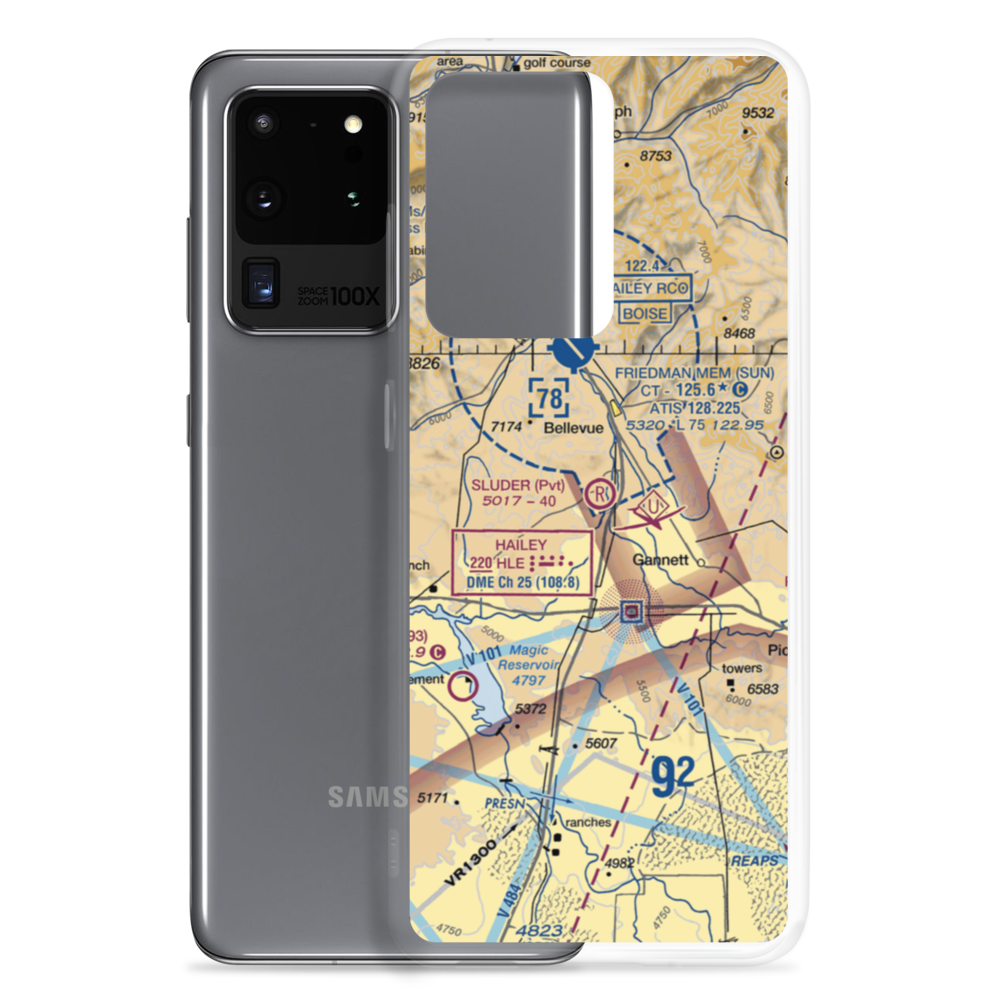 Sluder Airstrip (ID16) VFR Sectional Samsung Case Samsung Galaxy S20 Ultra model shown