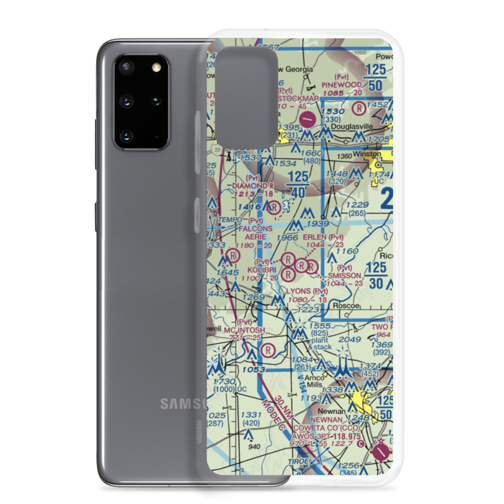Smisson Field (7GA9) VFR Sectional Samsung Case Samsung Galaxy S20 Plus model shown