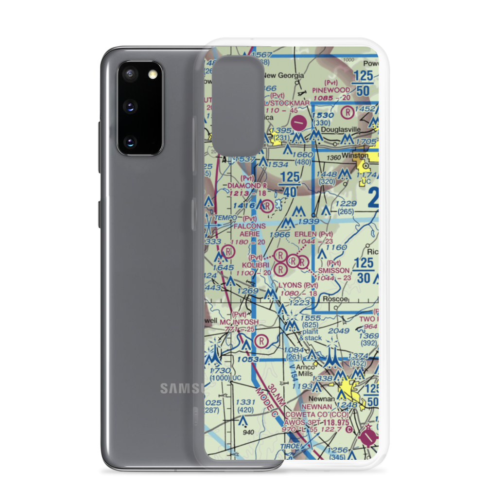 Smisson Field (7GA9) VFR Sectional Samsung Case Samsung Galaxy S20 model shown