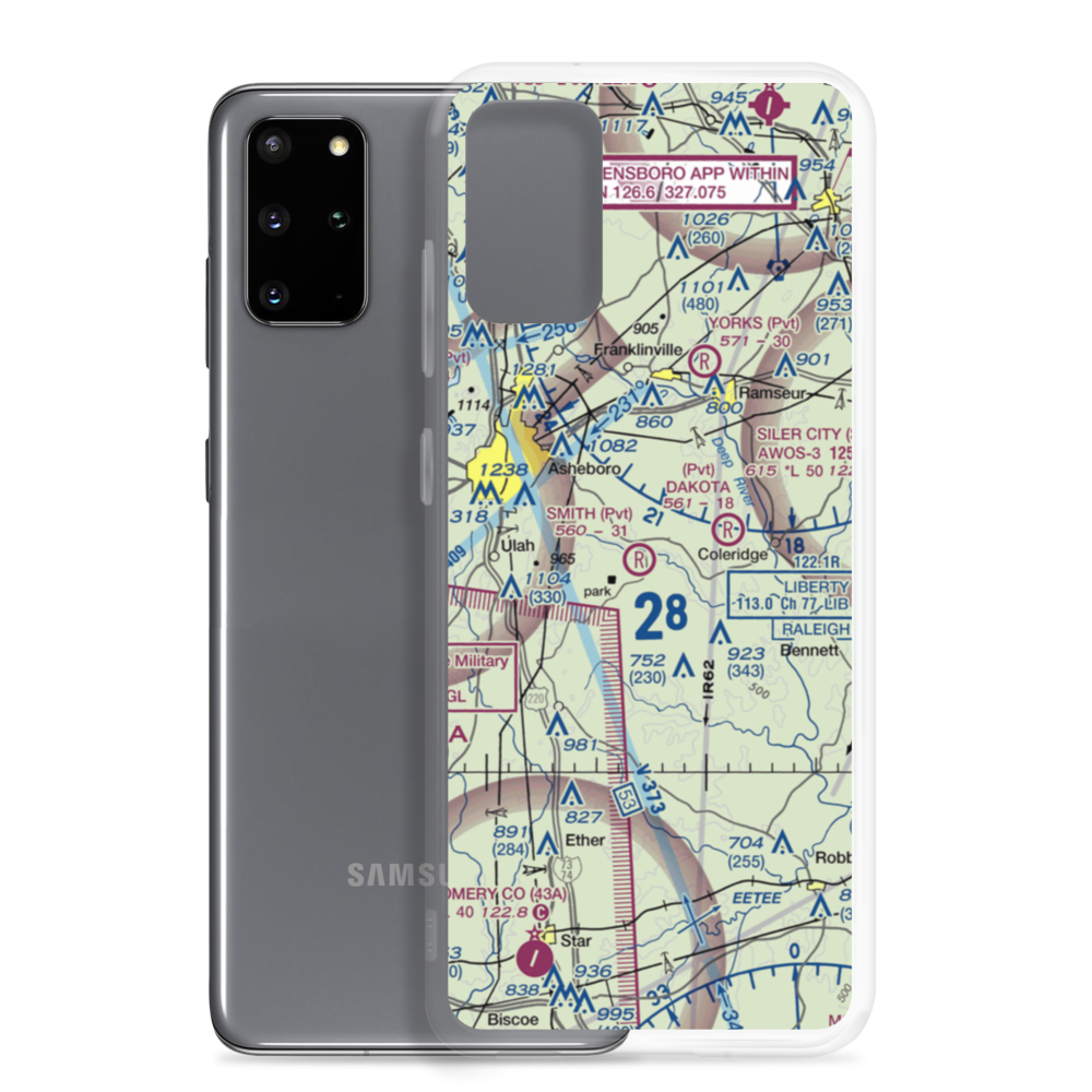 Smith Air Strip (25NC) VFR Sectional Samsung Case Samsung Galaxy S20 Plus model shown