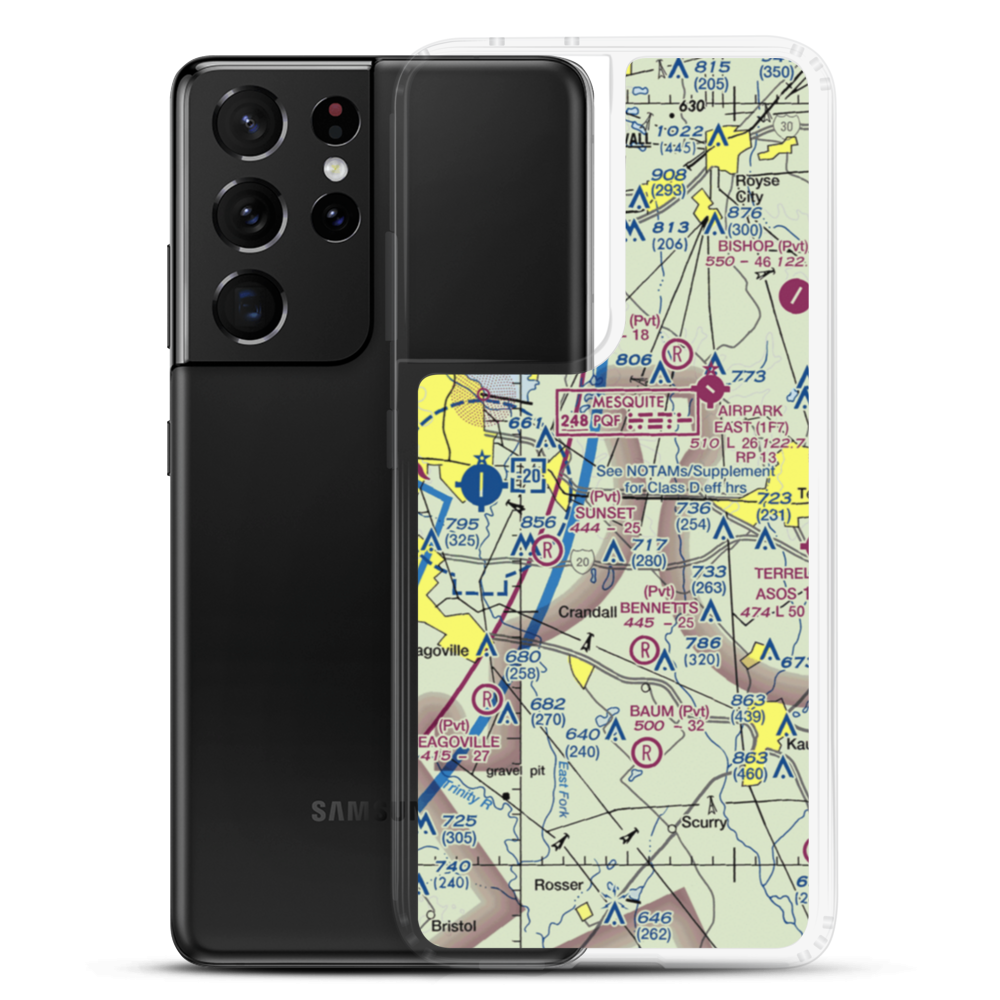 Smith Field (01TE) VFR Sectional Samsung Case Samsung Galaxy S21 Ultra model shown