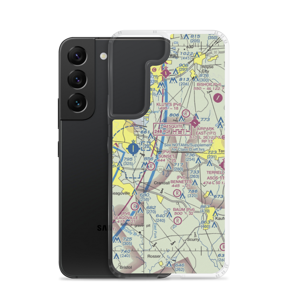 Smith Field (01TE) VFR Sectional Samsung Case Samsung Galaxy S22 model shown