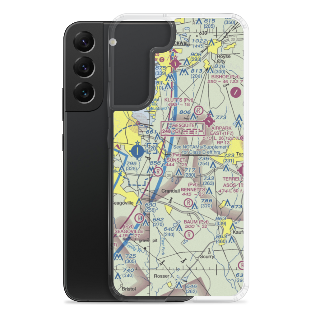 Smith Field (01TE) VFR Sectional Samsung Case Samsung Galaxy S22 Plus model shown