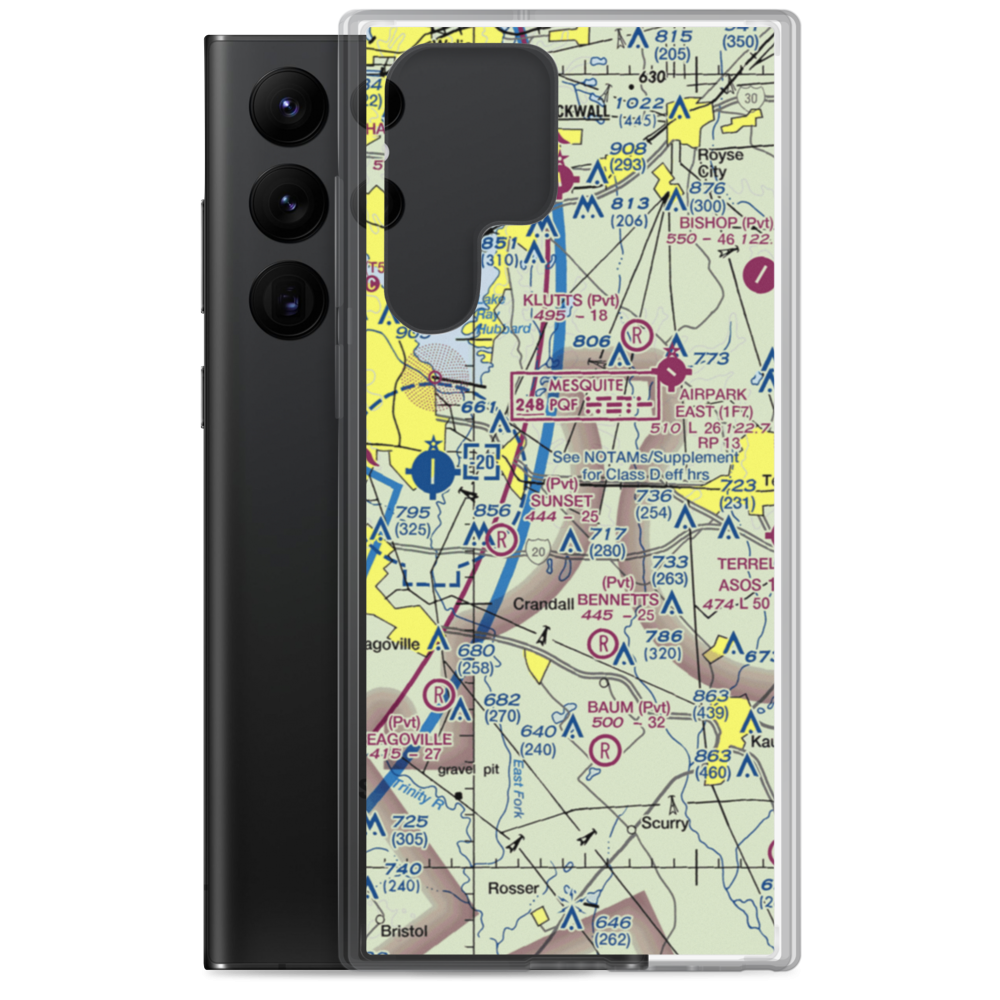 Smith Field (01TE) VFR Sectional Samsung Case Samsung Galaxy S22 Ultra model shown