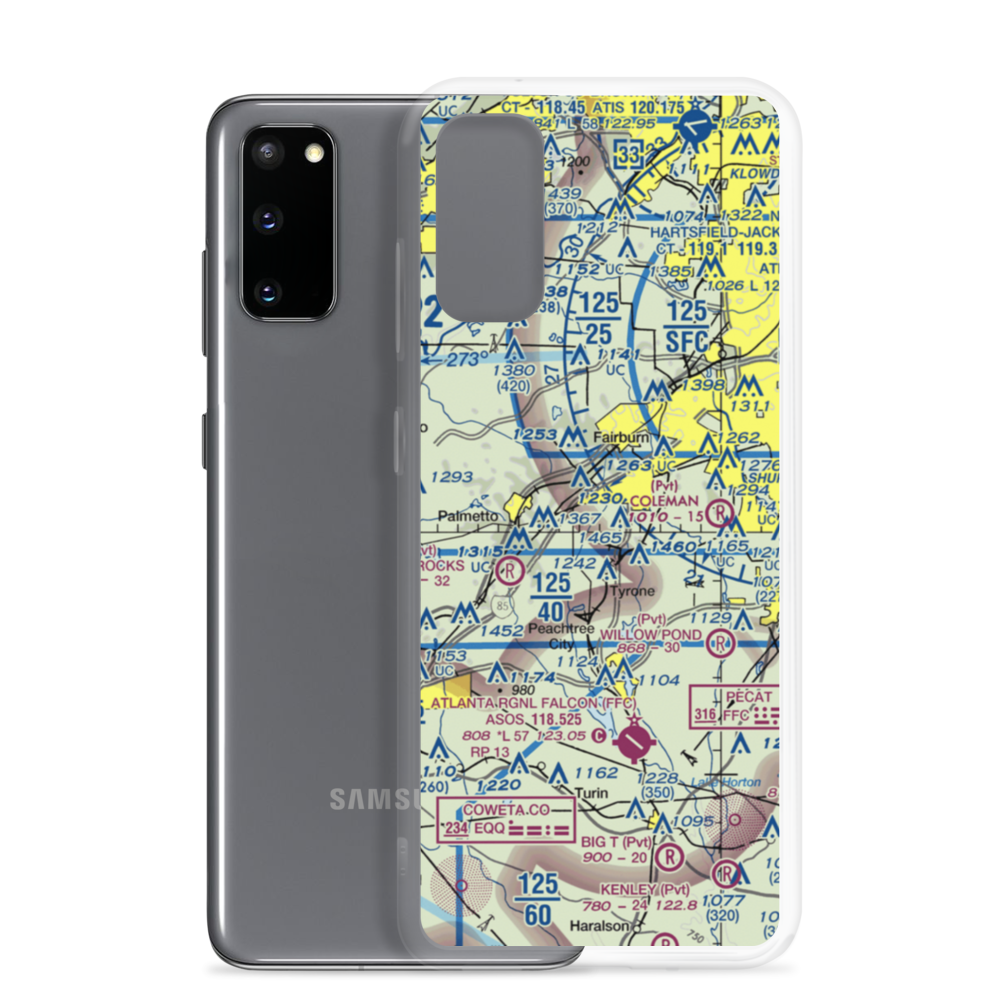 Smith Field (51GA) VFR Sectional Samsung Case Samsung Galaxy S20 model shown