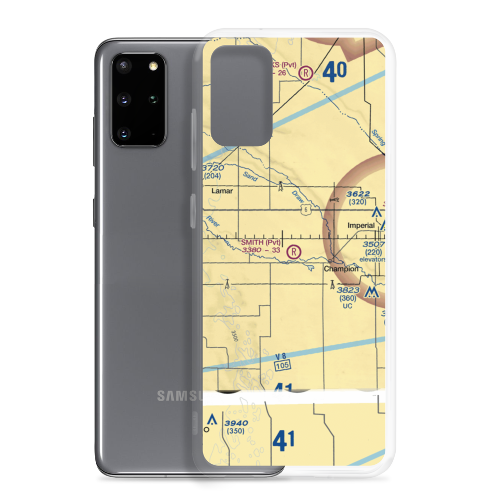 Smith Field (8NE3) VFR Sectional Samsung Case Samsung Galaxy S20 Plus model shown