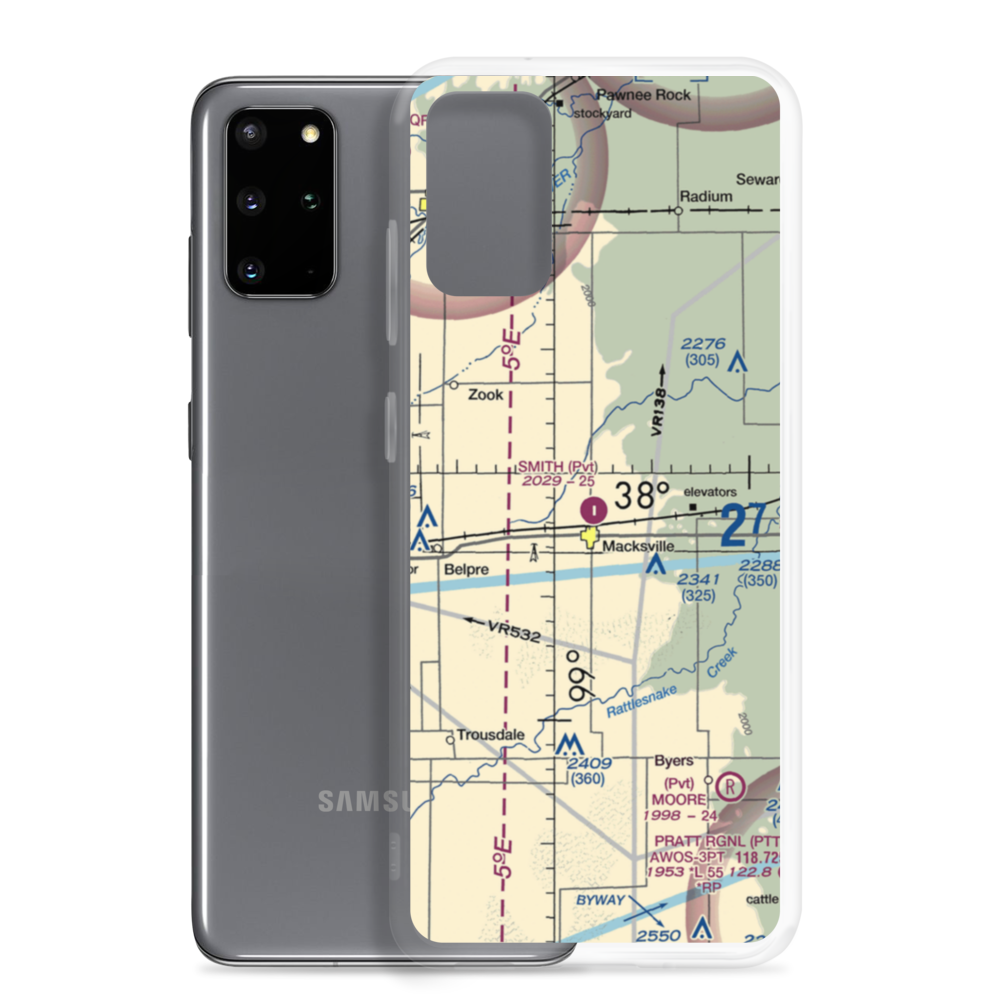 Smith Field (94KS) VFR Sectional Samsung Case Samsung Galaxy S20 Plus model shown