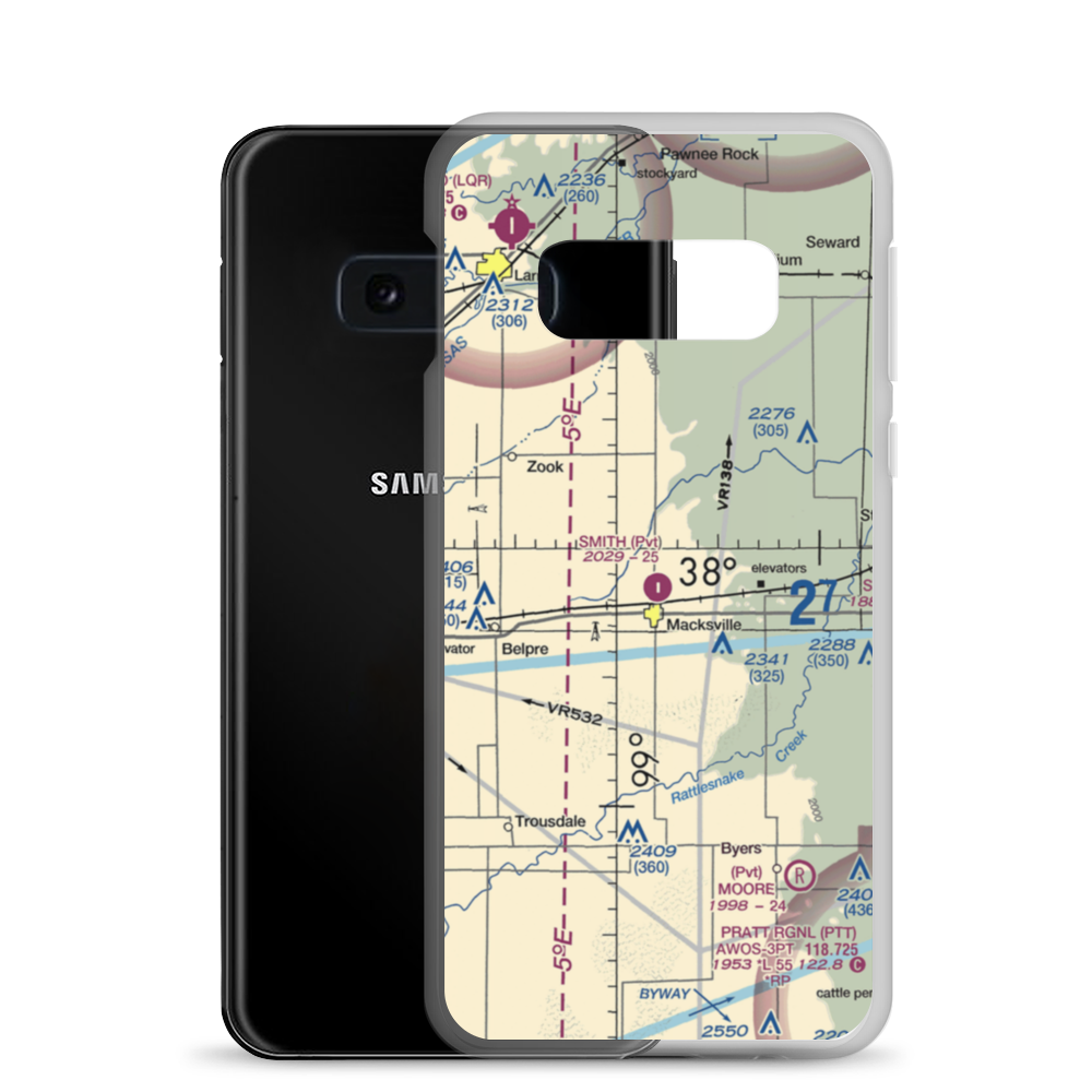 Smith Field (94KS) VFR Sectional Samsung Case Samsung Galaxy S10e model shown