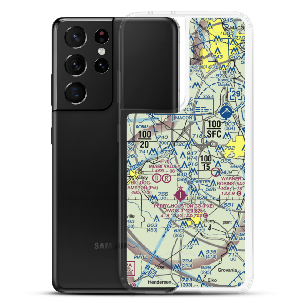 Smith Field (GE27) VFR Sectional Samsung Case Samsung Galaxy S21 Ultra model shown