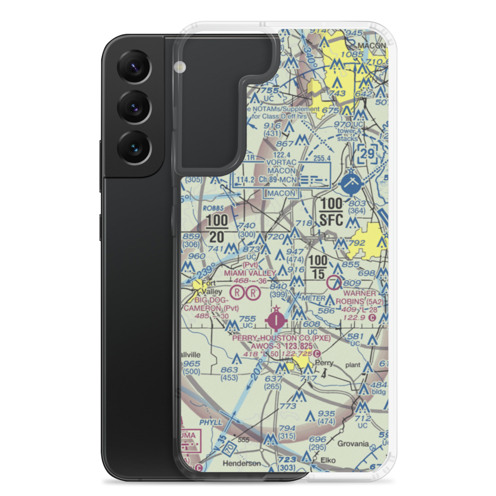 Smith Field (GE27) VFR Sectional Samsung Case Samsung Galaxy S22 Plus model shown