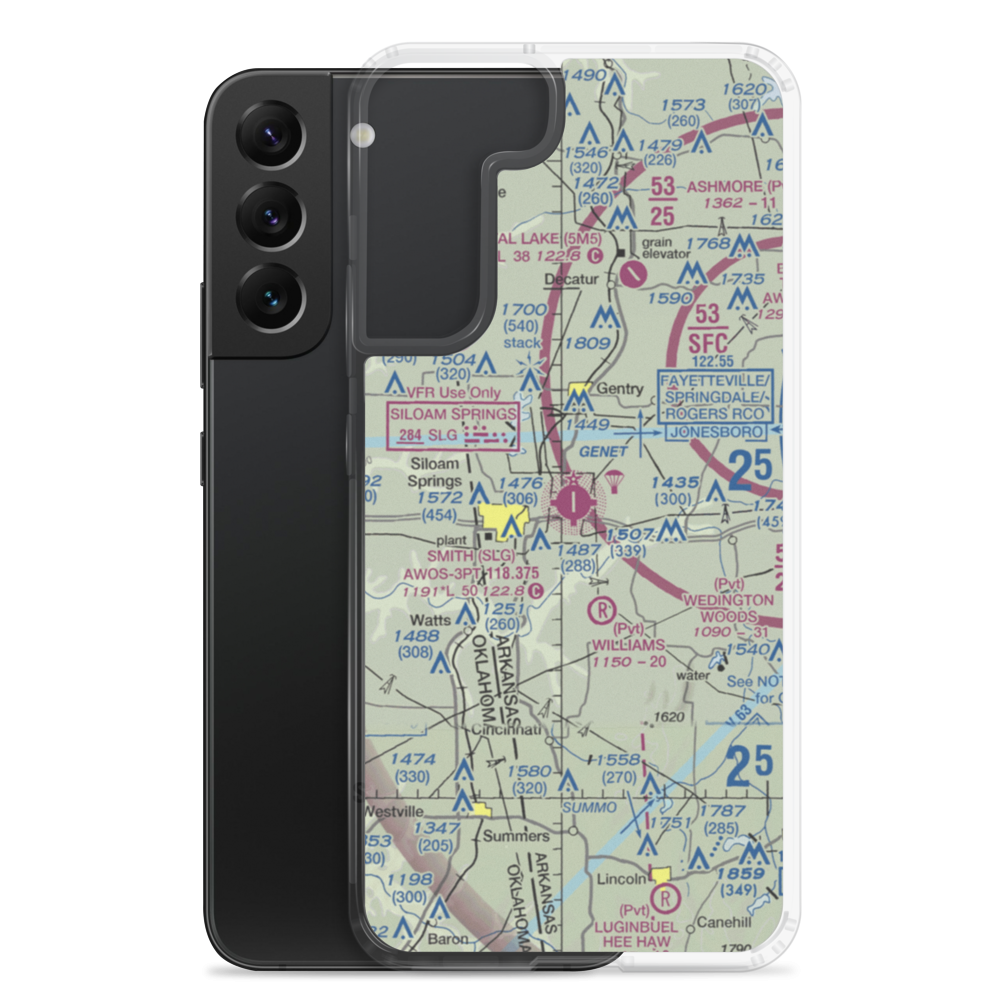 Smith Field (SLG) VFR Sectional Samsung Case Samsung Galaxy S22 Plus model shown