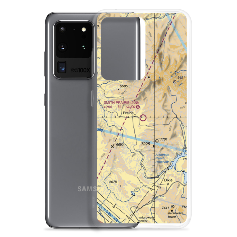 Smith Prairie Airport (2U0) VFR Sectional Samsung Case Samsung Galaxy S20 Ultra model shown