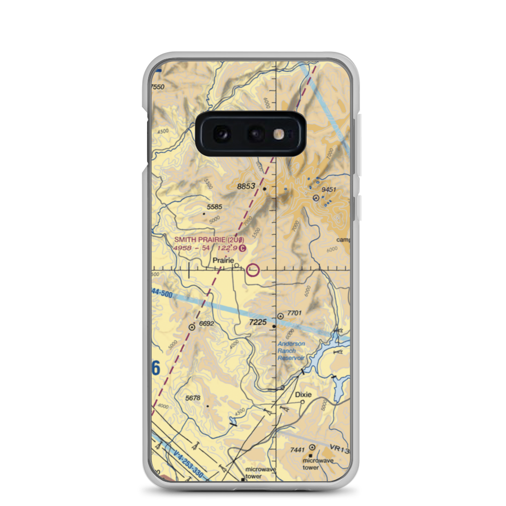 Smith Prairie Airport (2U0) VFR Sectional Samsung Case Samsung Galaxy S10e model shown