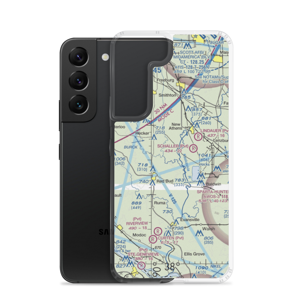 Smith Restricted Landing Area (4IS5) VFR Sectional Samsung Case Samsung Galaxy S22 model shown