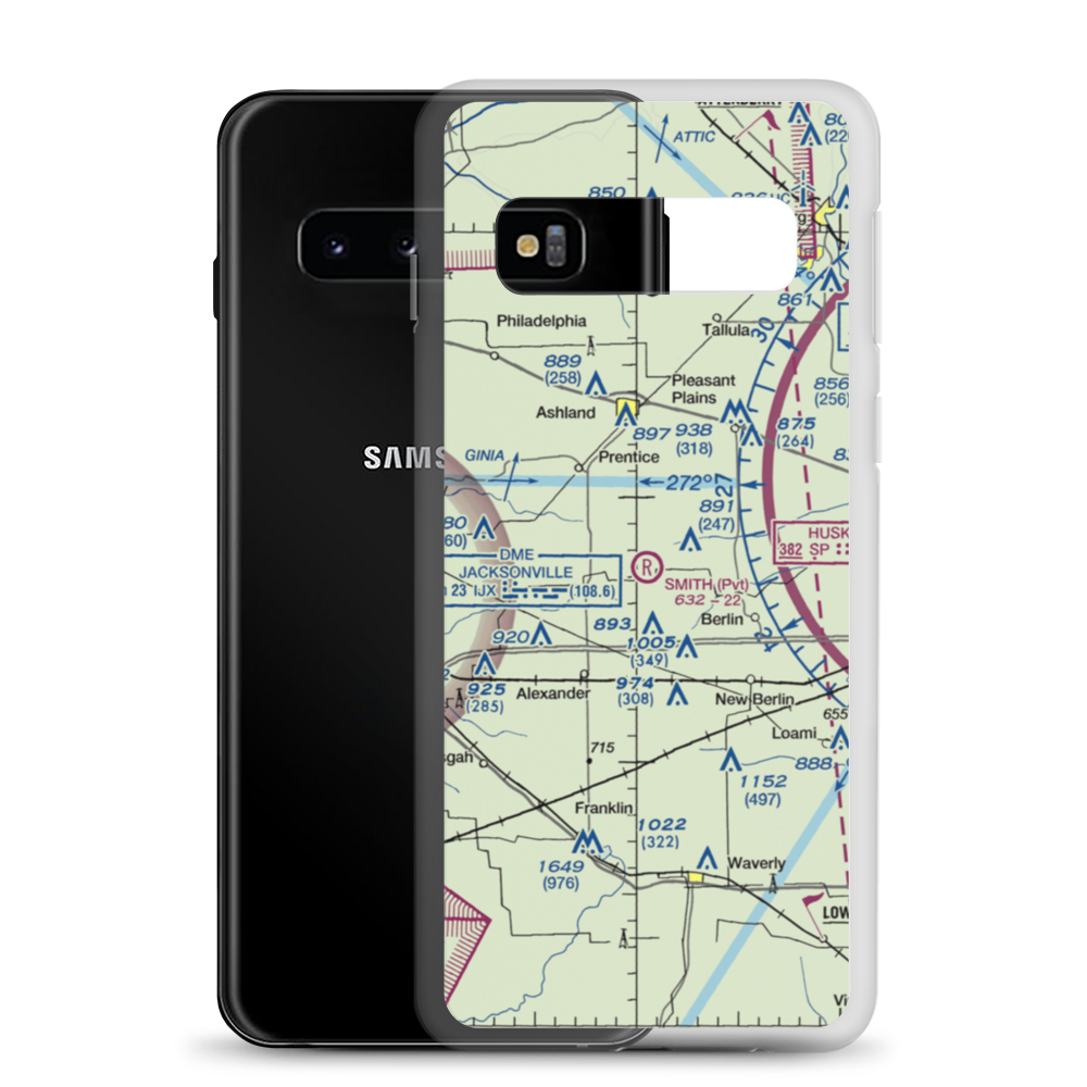 Smith Restricted Landing Area (6LL5) VFR Sectional Samsung Case Samsung Galaxy S10 model shown