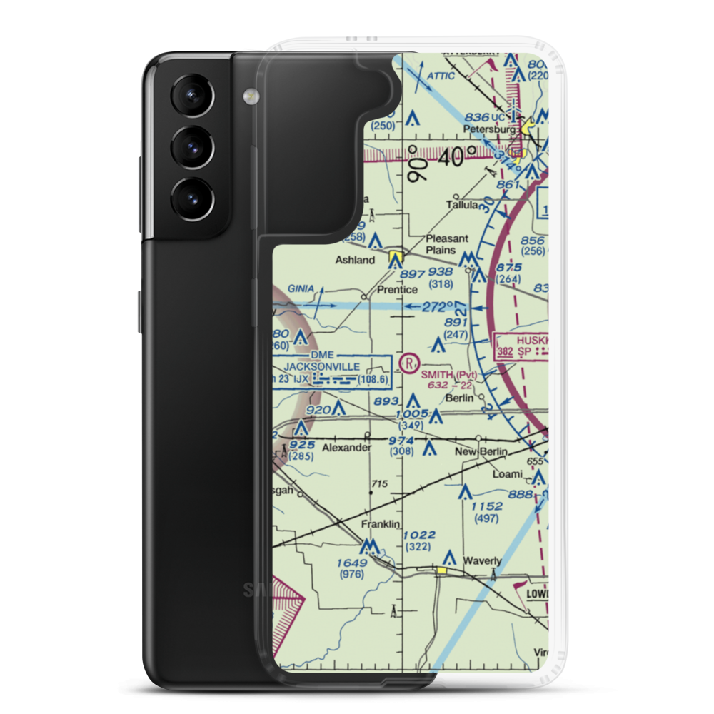 Smith Restricted Landing Area (6LL5) VFR Sectional Samsung Case Samsung Galaxy S21 Plus model shown