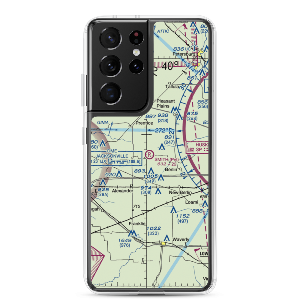 Smith Restricted Landing Area (6LL5) VFR Sectional Samsung Case Samsung Galaxy S21 Ultra model shown