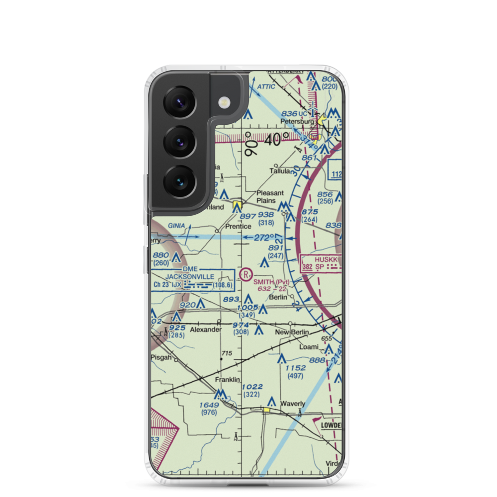 Smith Restricted Landing Area (6LL5) VFR Sectional Samsung Case Samsung Galaxy S22 model shown