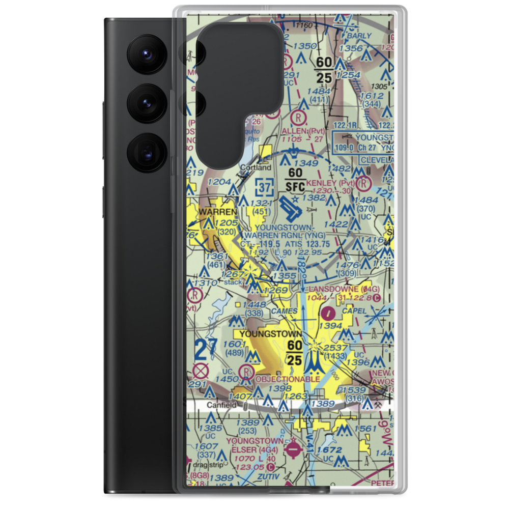 Smith-Stewart Field (79OH) VFR Sectional Samsung Case Samsung Galaxy S22 Ultra model shown