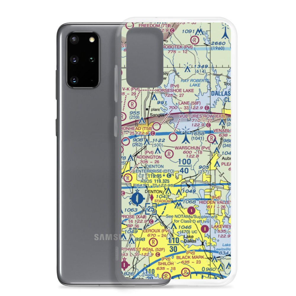 Smither Field (TE81) VFR Sectional Samsung Case Samsung Galaxy S20 Plus model shown