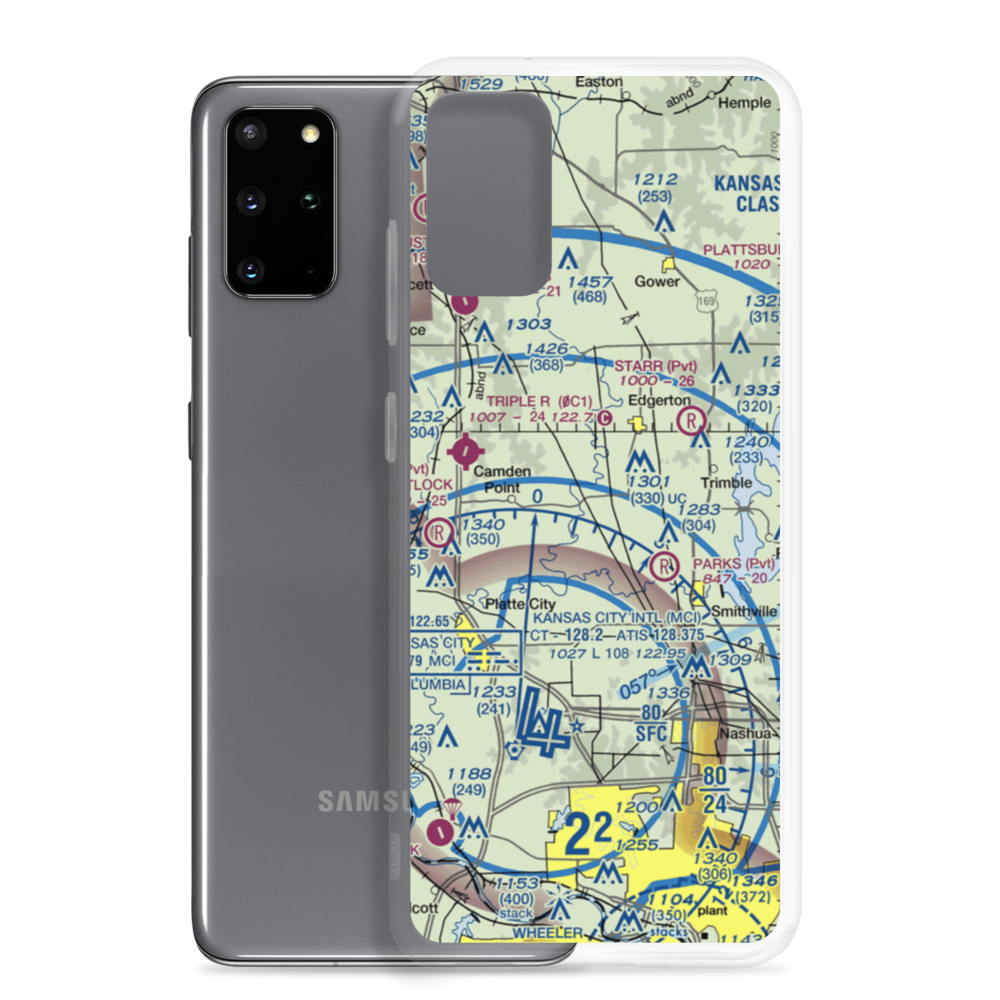 Smitty's Landing Airport (1MU2) VFR Sectional Samsung Case Samsung Galaxy S20 Plus model shown