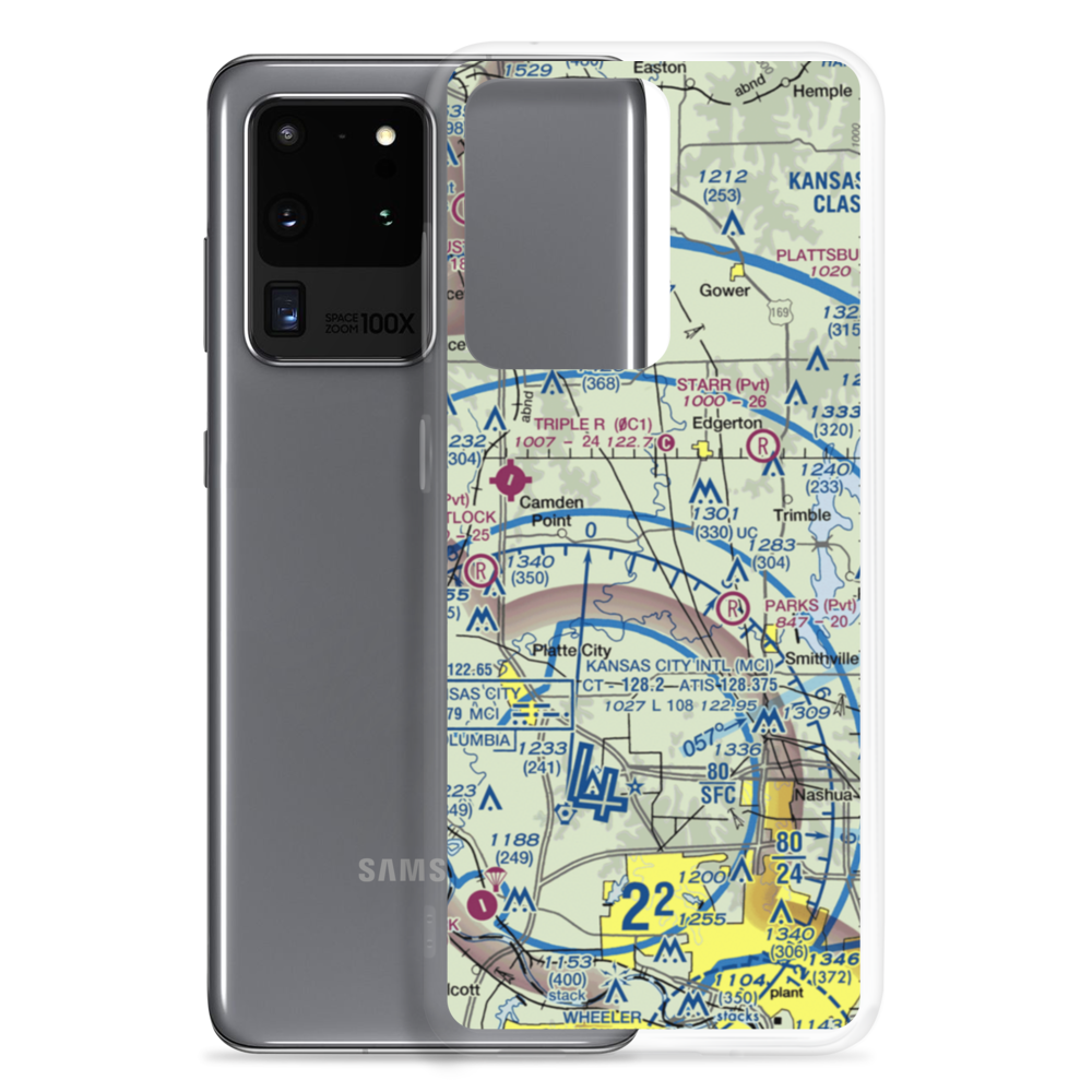 Smitty's Landing Airport (1MU2) VFR Sectional Samsung Case Samsung Galaxy S20 Ultra model shown