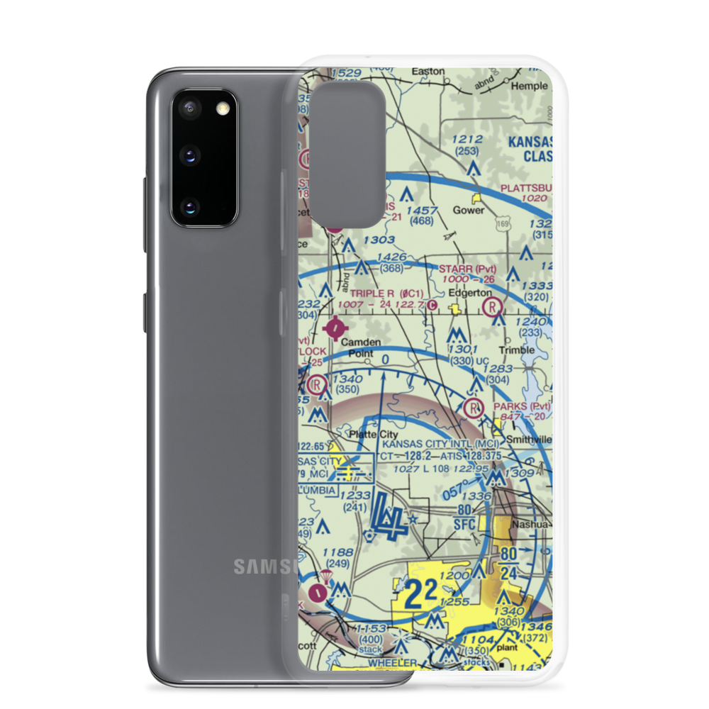Smitty's Landing Airport (1MU2) VFR Sectional Samsung Case Samsung Galaxy S20 model shown