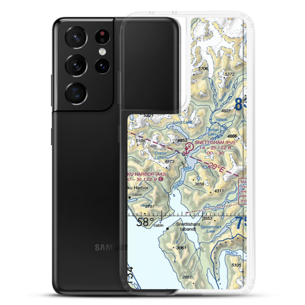 Snettisham Airport (7AK2) VFR Sectional Samsung Case Samsung Galaxy S21 Ultra model shown