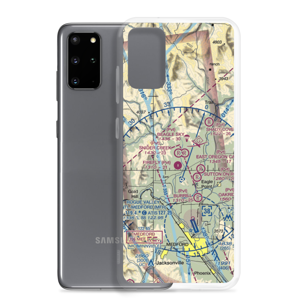 Snider Creek Airport (OR06) VFR Sectional Samsung Case Samsung Galaxy S20 Plus model shown