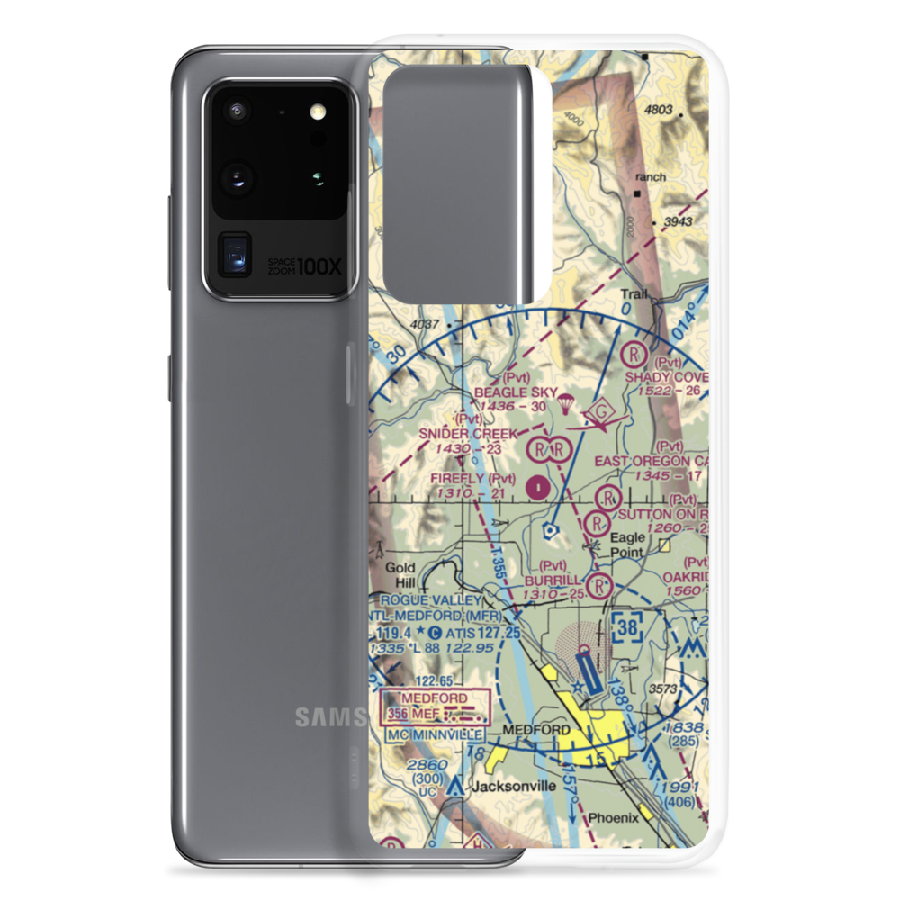 Snider Creek Airport (OR06) VFR Sectional Samsung Case Samsung Galaxy S20 Ultra model shown